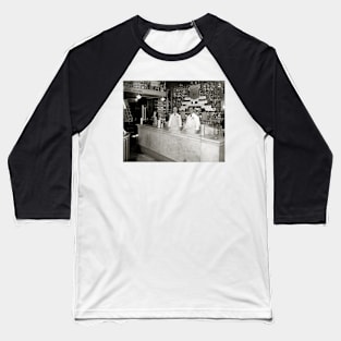 Drug Store Soda Fountain, 1921. Vintage Photo Baseball T-Shirt